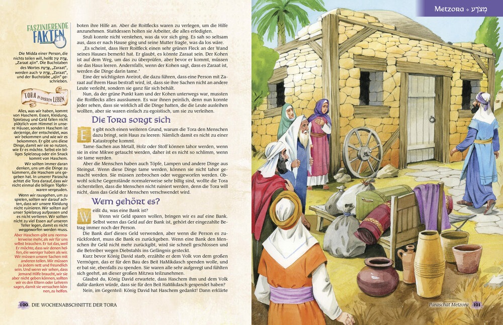 Die Wochenabschnitte der Tora. Band 3. Buch Wajikra. Eine illustrierte Nacherzählung mit Midraschim.