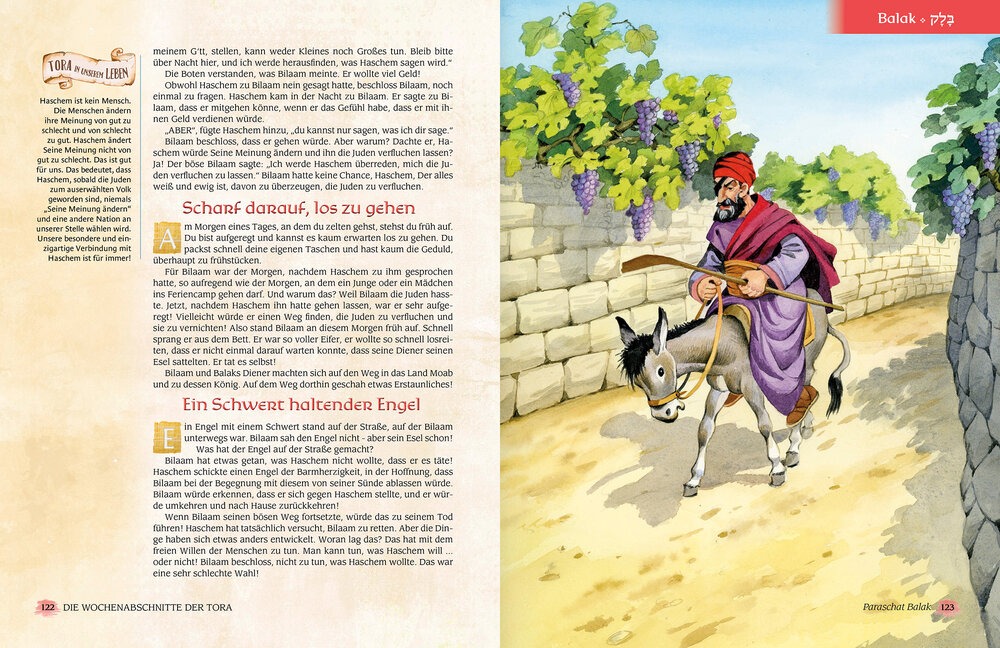 Die Wochenabschnitte der Tora. Band 4. Buch Bamidbar. Eine illustrierte Nacherzählung mit Midraschim.